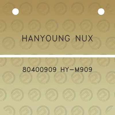 hanyoung-nux-80400909-hy-m909