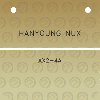 hanyoung-nux-ax2-4a