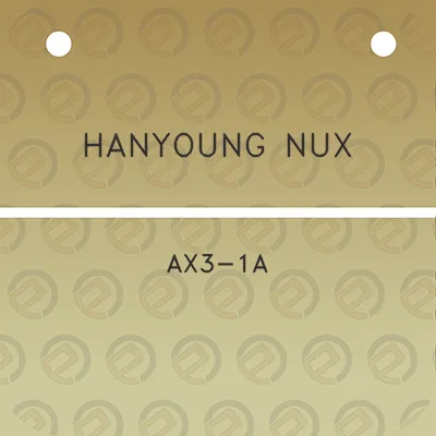 hanyoung-nux-ax3-1a