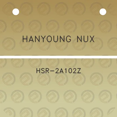 hanyoung-nux-hsr-2a102z