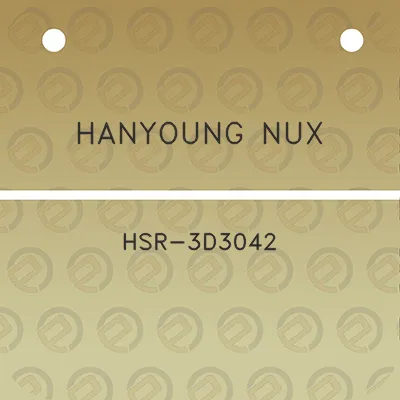 hanyoung-nux-hsr-3d3042