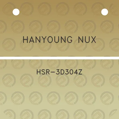 hanyoung-nux-hsr-3d304z