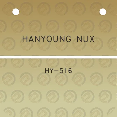 hanyoung-nux-hy-516