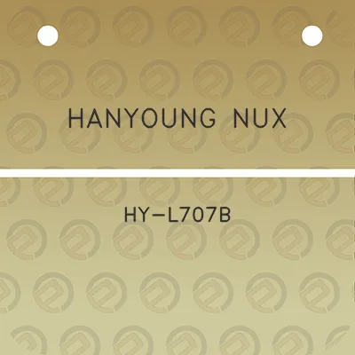 hanyoung-nux-hy-l707b