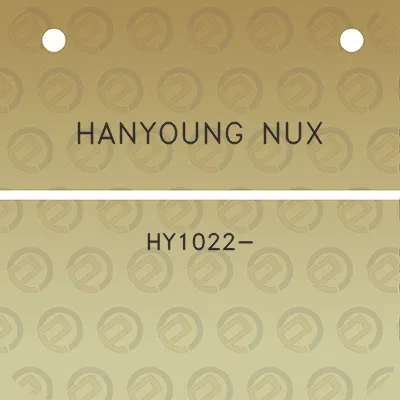 hanyoung-nux-hy1022