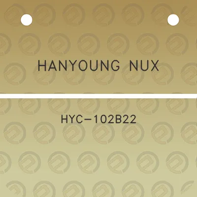 hanyoung-nux-hyc-102b22