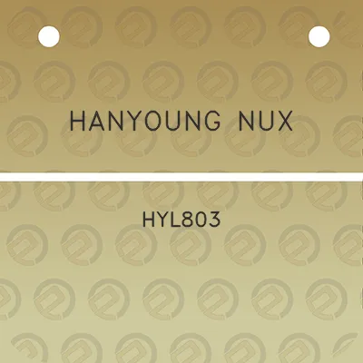 hanyoung-nux-hyl803