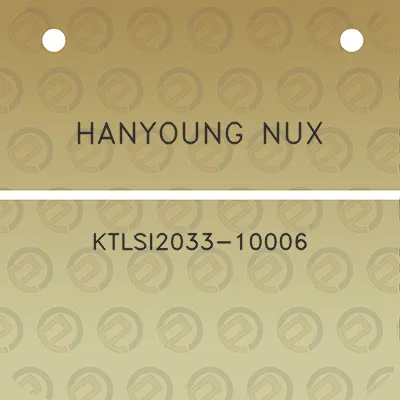 hanyoung-nux-ktlsi2033-10006