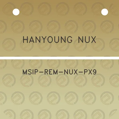 hanyoung-nux-msip-rem-nux-px9