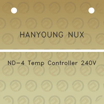 hanyoung-nux-nd-4-temp-controller-240v