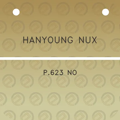 hanyoung-nux-p623-no