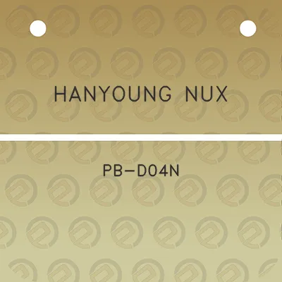 hanyoung-nux-pb-d04n