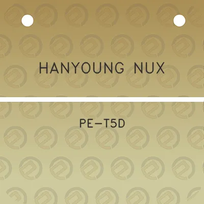 hanyoung-nux-pe-t5d