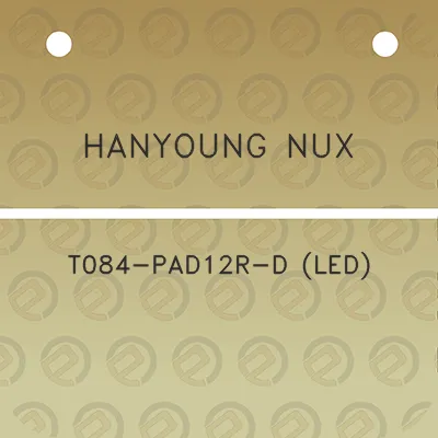 hanyoung-nux-t084-pad12r-d-led