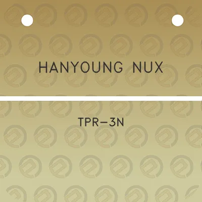 hanyoung-nux-tpr-3n