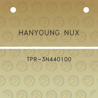 hanyoung-nux-tpr-3n440100