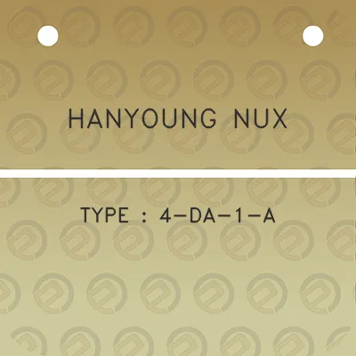 hanyoung-nux-type-4-da-1-a