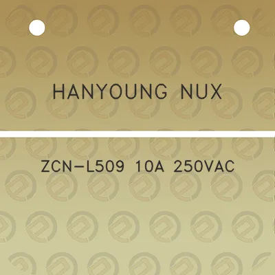 hanyoung-nux-zcn-l509-10a-250vac