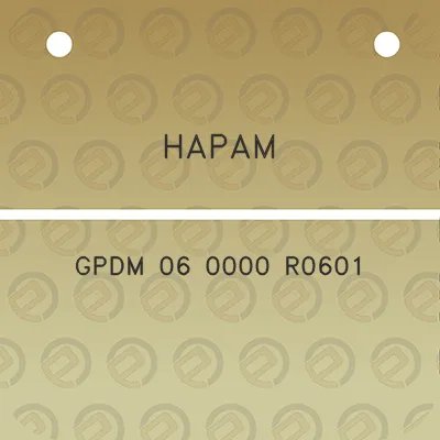 hapam-gpdm-06-0000-r0601