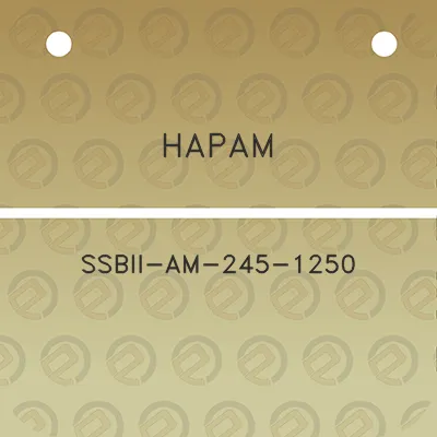 hapam-ssbii-am-245-1250