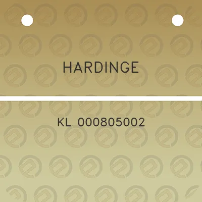 hardinge-kl-000805002