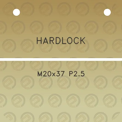 hardlock-m20x37-p25