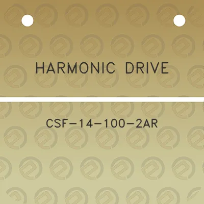 harmonic-drive-csf-14-100-2ar