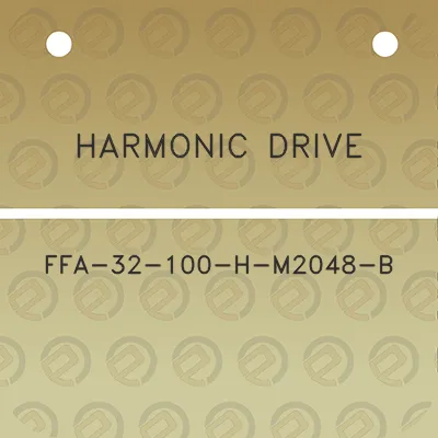 harmonic-drive-ffa-32-100-h-m2048-b