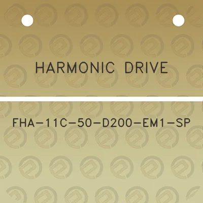 harmonic-drive-fha-11c-50-d200-em1-sp