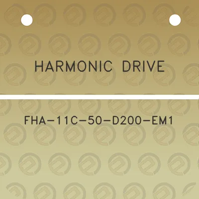 harmonic-drive-fha-11c-50-d200-em1