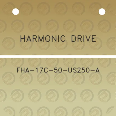 harmonic-drive-fha-17c-50-us250-a