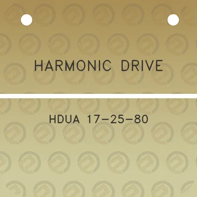 harmonic-drive-hdua-17-25-80