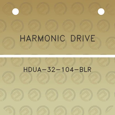 harmonic-drive-hdua-32-104-blr