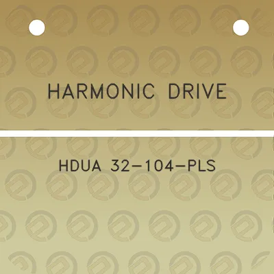 harmonic-drive-hdua-32-104-pls