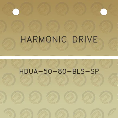 harmonic-drive-hdua-50-80-bls-sp