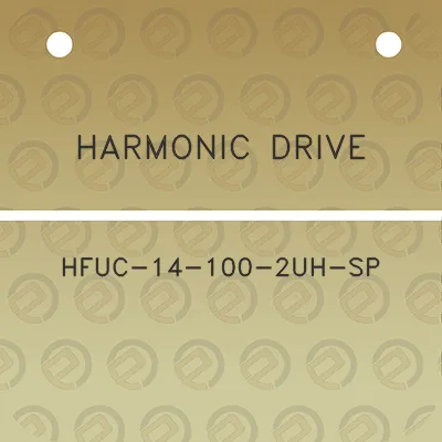 harmonic-drive-hfuc-14-100-2uh-sp