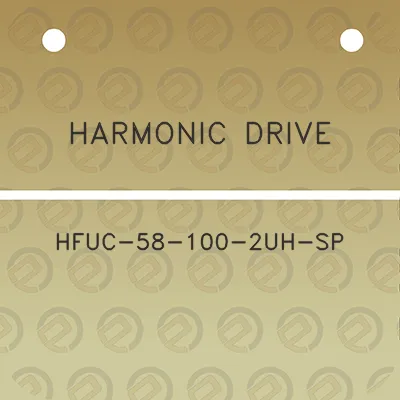 harmonic-drive-hfuc-58-100-2uh-sp