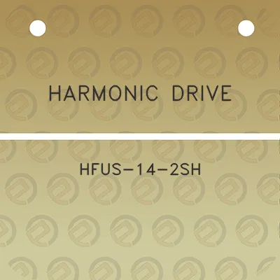 harmonic-drive-hfus-14-2sh