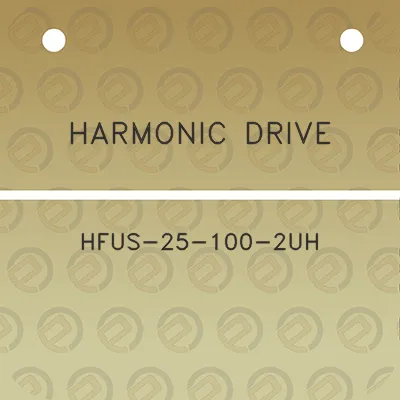 harmonic-drive-hfus-25-100-2uh