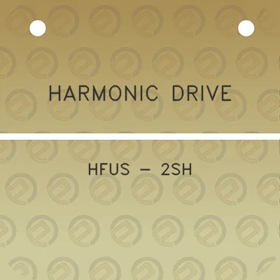 harmonic-drive-hfus-2sh