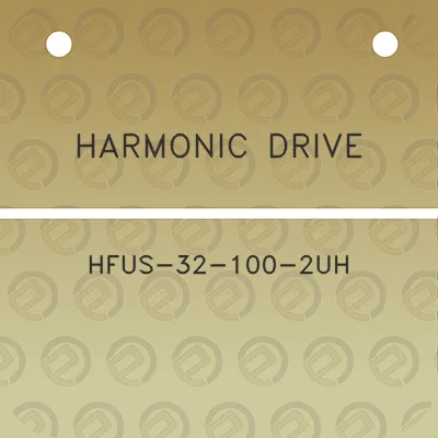 harmonic-drive-hfus-32-100-2uh