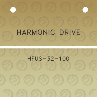 harmonic-drive-hfus-32-100