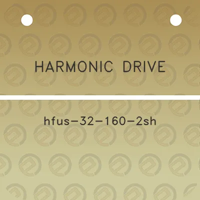 harmonic-drive-hfus-32-160-2sh