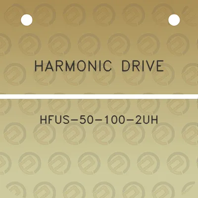 harmonic-drive-hfus-50-100-2uh