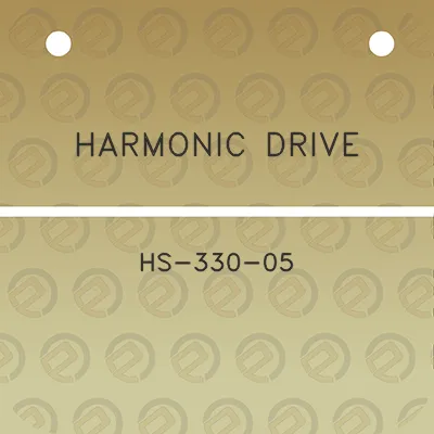 harmonic-drive-hs-330-05