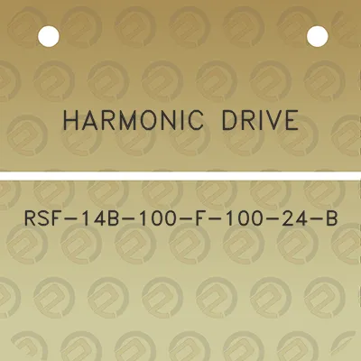 harmonic-drive-rsf-14b-100-f-100-24-b