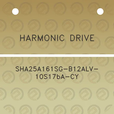 harmonic-drive-sha25a161sg-b12alv-10s17ba-cy