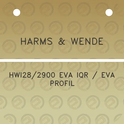 harms-wende-hwi282900-eva-iqr-eva-profil