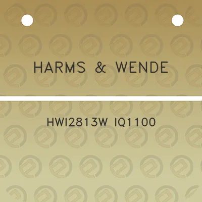 harms-wende-hwi2813w-iq1100