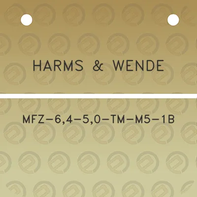 harms-wende-mfz-64-50-tm-m5-1b